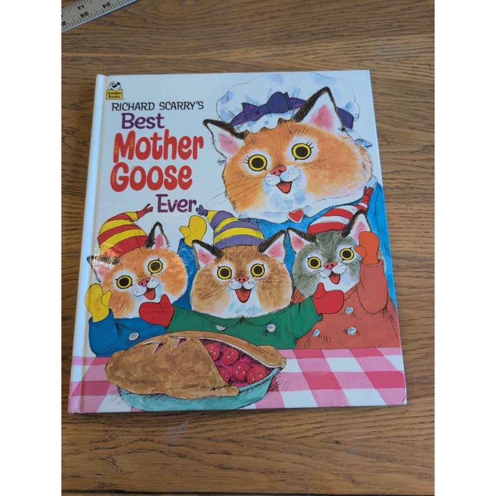Richard Scarry's Best Mother Goose Ever by Richard Scarry Hardcover  GUC